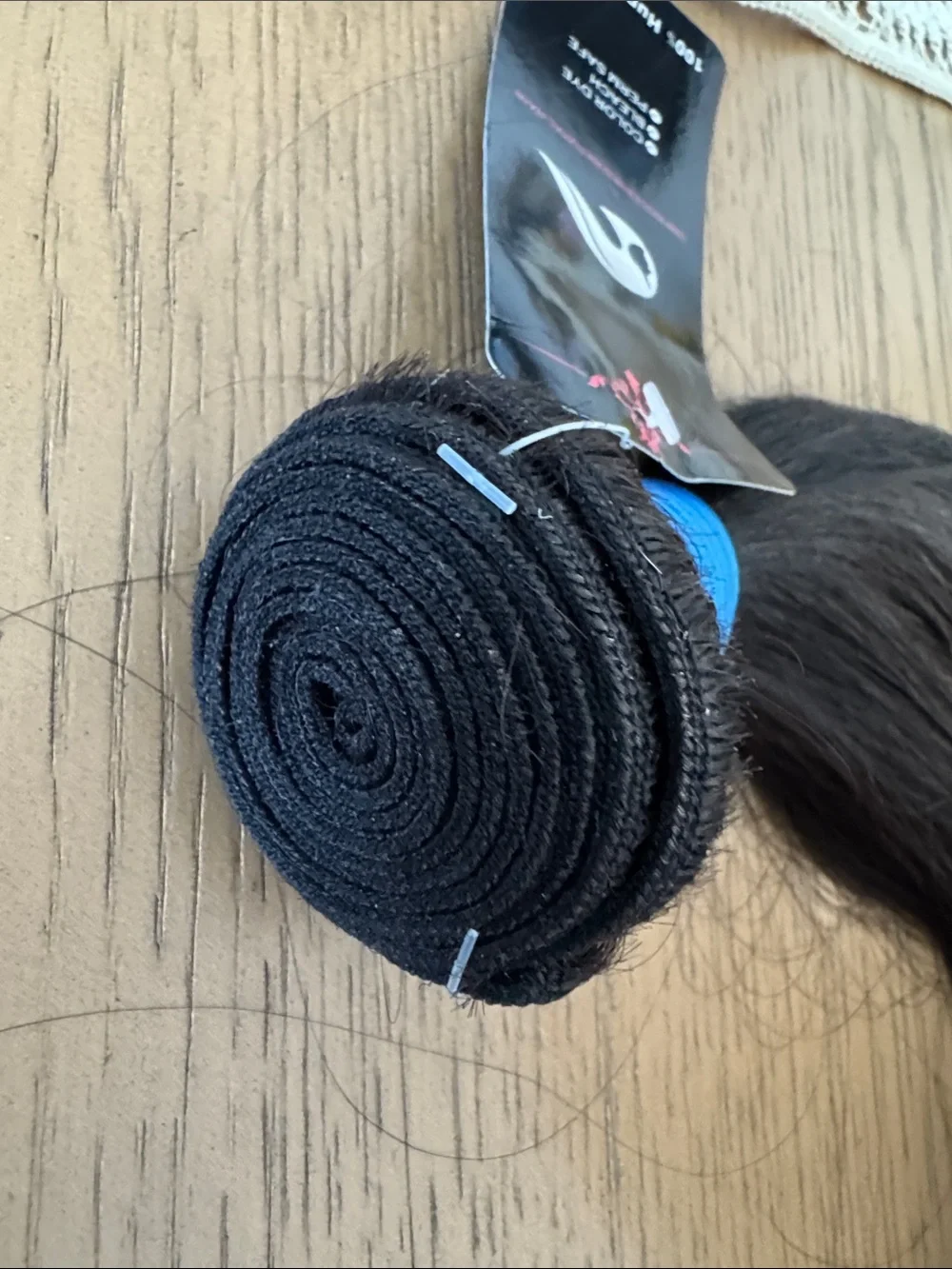 16” 100% Human Hair Weft Body Wave Hair Extension Bundle Natural Black Remy Hair